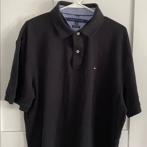 Black Tall XL Tommy Hilfiger Polo